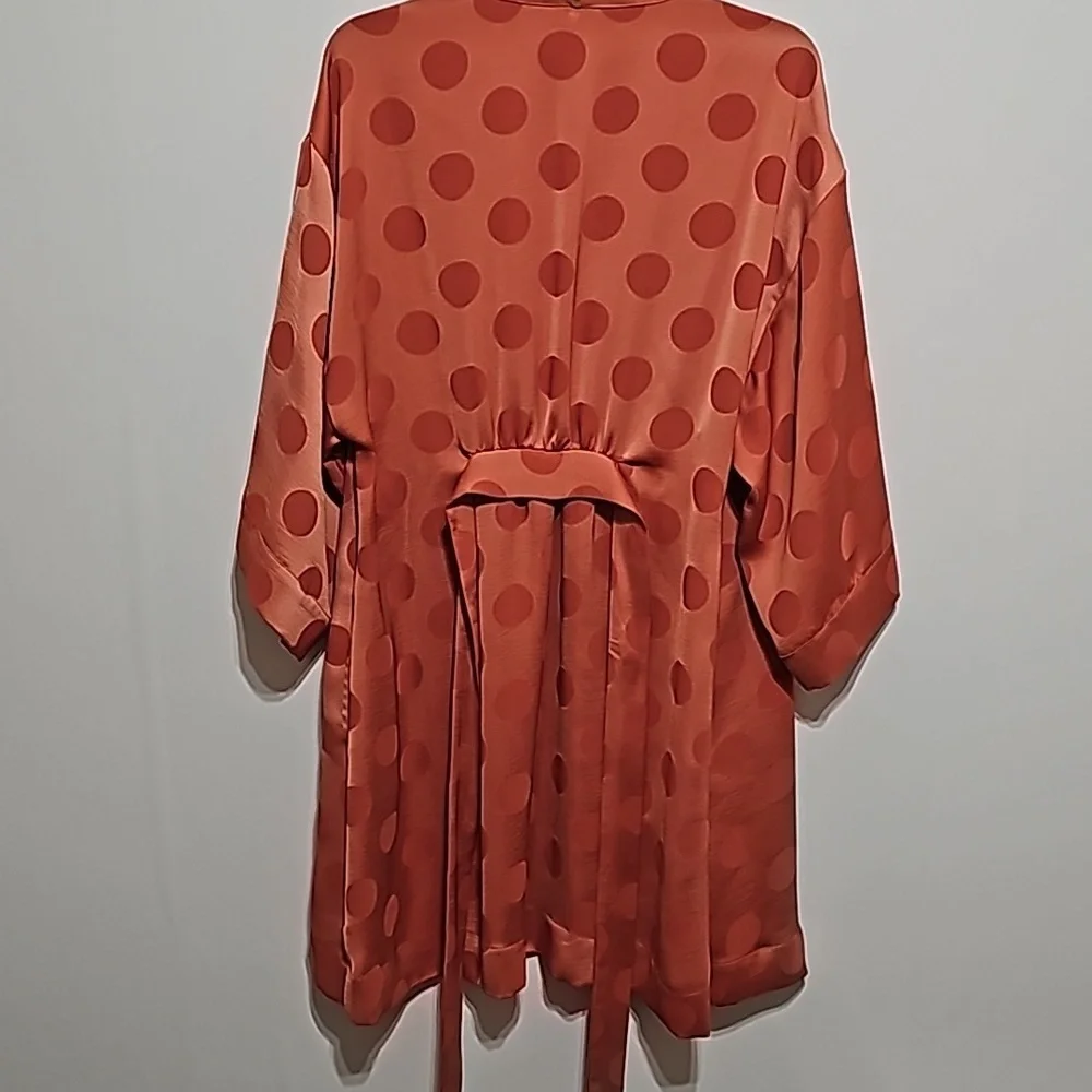Soma Sensual Satin Short Robe - Picture 9 of 10